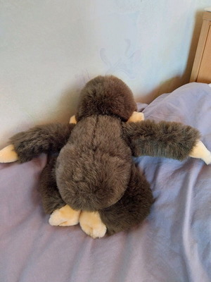 Plush monkey like new, 34 cm tall