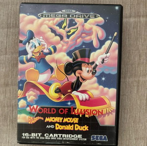 Mickey Mouse / Donald Duck World of Illusion SEGA Mega Drive пълен на английски