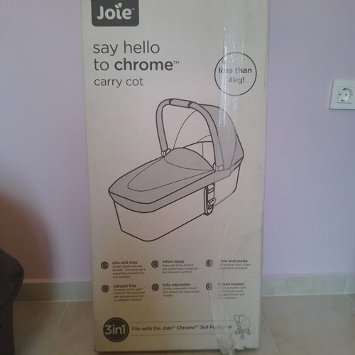 Joie Chrome Port Bebe like new, graphite