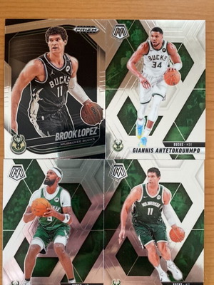 Milwaukee Bucks Panini collectible card set new