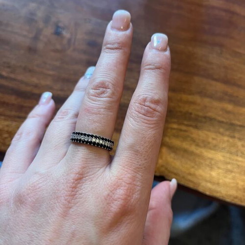 Steel wedding ring new, size 7, circumference 54.4 mm