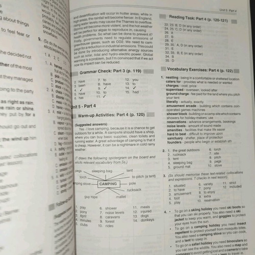 Teacher's Book English like new without notes