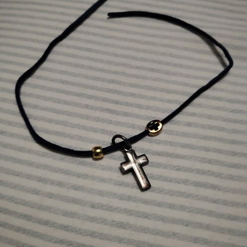 Silver cross without chain like new