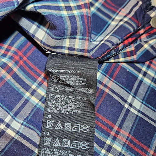 Hilfiger Denim men's checked shirt size M used