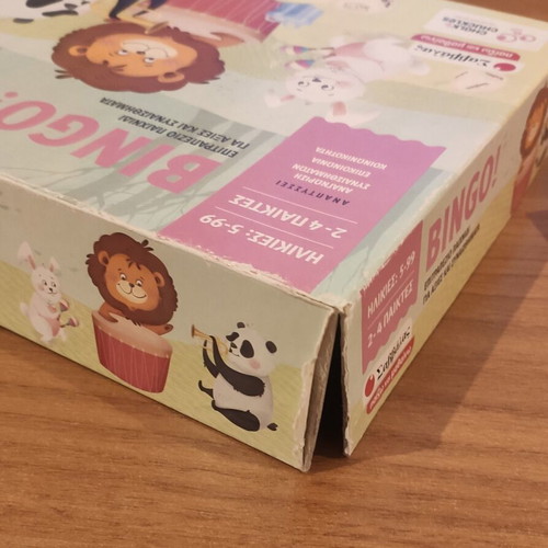 BINGO! board game used for ages 5+