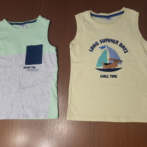 Boys' clothing set for 5-6 years, like new, 3 sets and 2 shirts