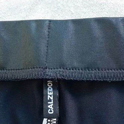Calzedonia leggings like new with leather effect, black