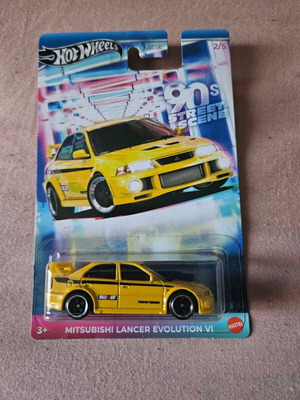 Hot Wheels Mitsubishi Lancer Evolution VI new collectible car 1:64 scale