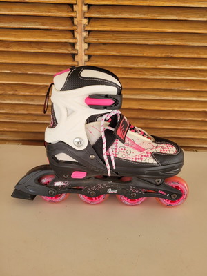 No Fear Spirit Adjustable Inline Skates Size 37-40 Like New
