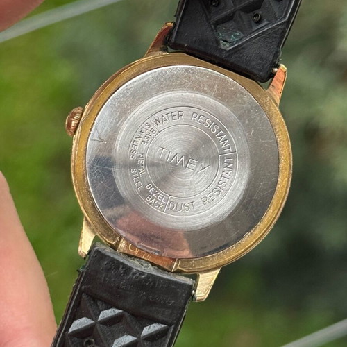 Timex Marlin Vintage watch used with rubber strap