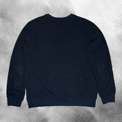 Phillip Plein Navy sweatshirt with embossed logo used