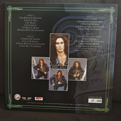 Virgin Steele Life Among The Ruins vinyl signed limited edition purple