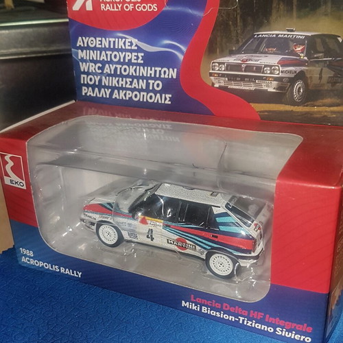 Lancia Delta Integrale WRC Diecast New in Packaging Rally Acropolis EKO