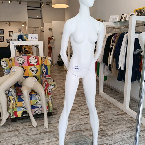 Archon Display Mannequin in Abstract Style, White, Disassemblable, Like New