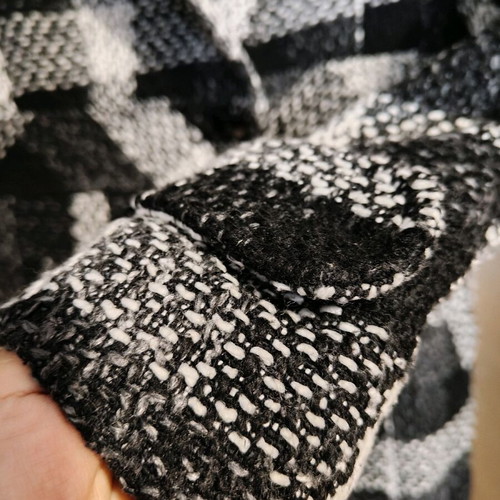 Sweet Miss black and white coat slim fit like new, S-M