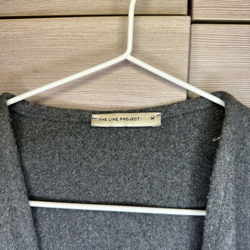 The Line Project wool coat used, grey, with belt size M