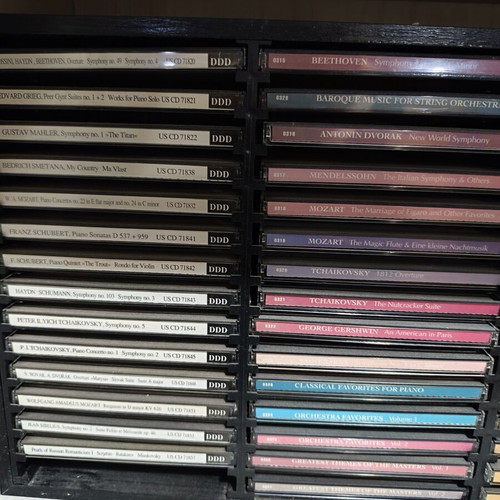 Classical music CD collection, pack of 89
