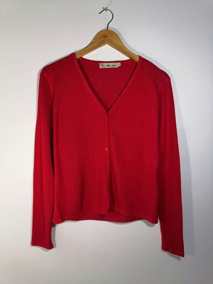 Miss Era cardigan used, size M/L, red