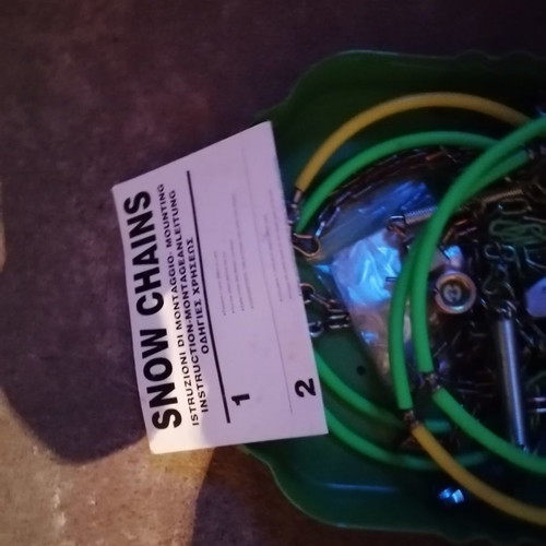 Snow chains 12mm new