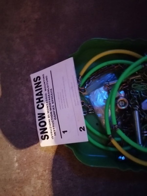 Snow chains 12mm new