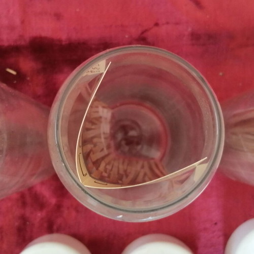 Glass Pasta Storage Jars Set of 3 New Large Size