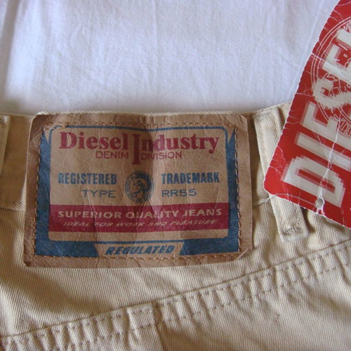 Diesel Rocket vintage jeans καινούργιο, μέγεθος W26, μπεζ