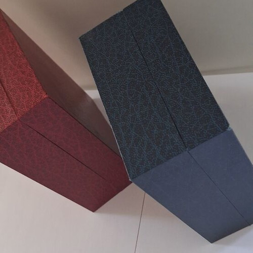Watch boxes used, set of two with wooden interior