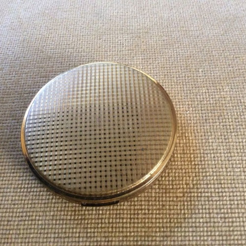 Art Nouveau style powder compact used