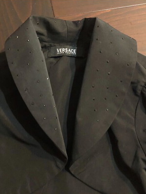 Versace bolero taffeta black new, size M