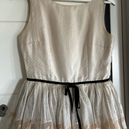 Red Valentino dress used, beige, size XL