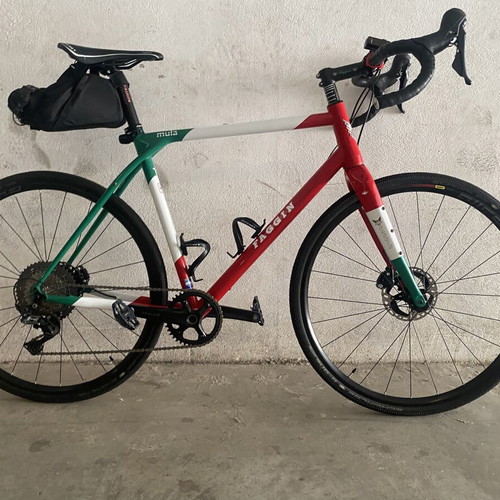 Faggin Mula Gravel bike like new, carbon fork, disc brakes, 29 inch
