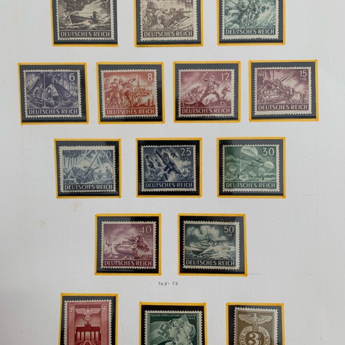 German stamps 1920-1995 lux and used in 150 pages