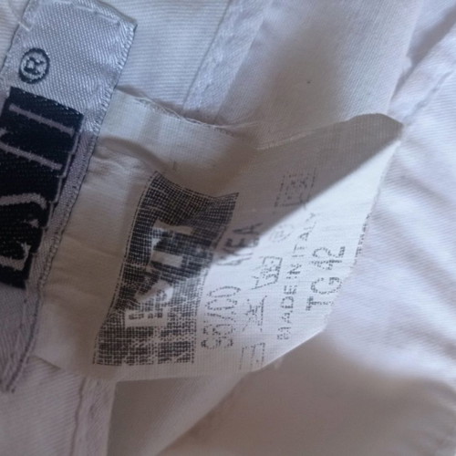 Esti white short skirt used, size M 38 10