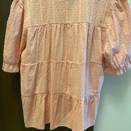 Pink salmon shirt size L like new