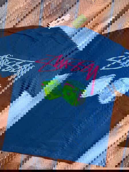 Stussy Chrome Dice Tee Small