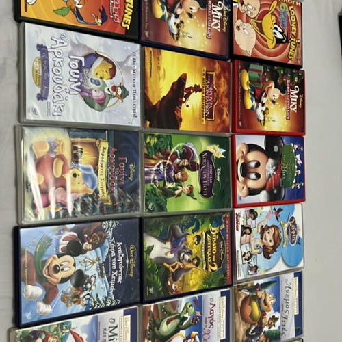 Disney children's DVDs used, dubbed