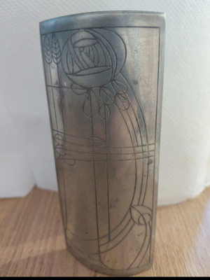 Silver Collectible Vase Charles Rennie Mackintosh used