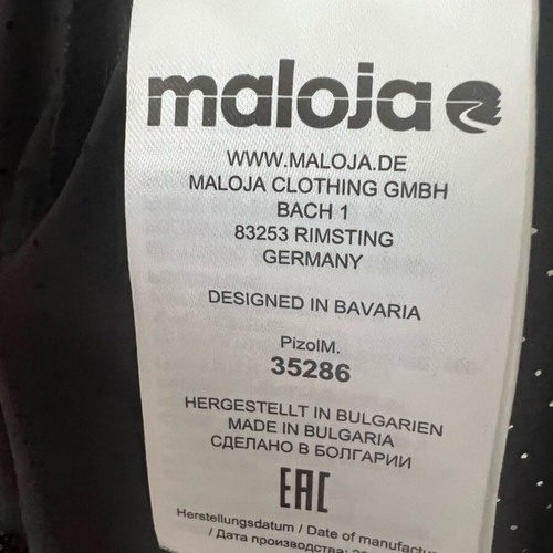 Maloja PizolM Bike MTB T-Shirt Black Men XL like new