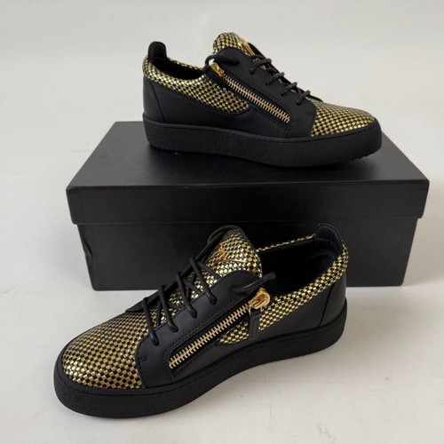 Giuseppe Zanotti May London men's shoes new, black and gold, size 39-40