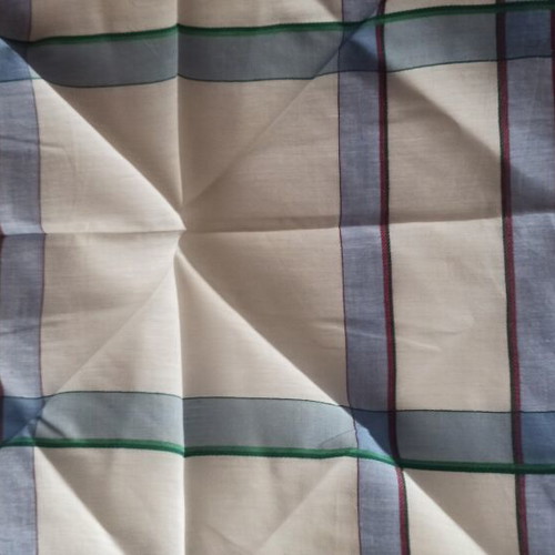 Handkerchiefs new, set of 2, multicolored, sizes 37x37 and 26x26 cm