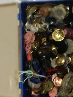 Retro buttons 50 years old, all together