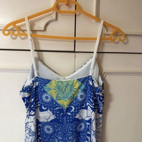 Peace And Chaos maxi dress used, printed, size Medium