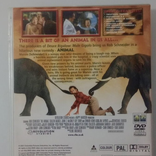 The Animal DVD used with subtitles