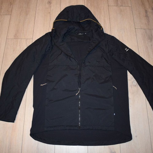 2117 of Sweden hybrid merino wool hoody men jacket size XXL like new, black