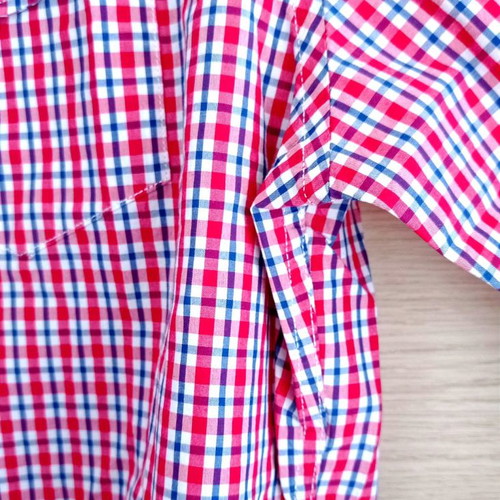 Pepe Jeans London checked shirt used, red, size small