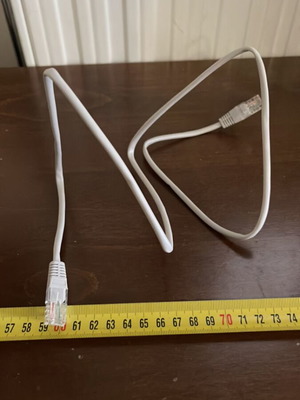 Ethernet cable 1 m, probably cat5, new