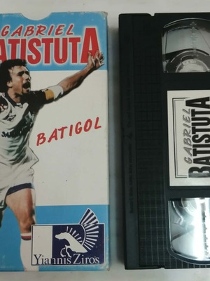 Gabriel Batistuta Batigol VHS tape like new, dubbed documentary