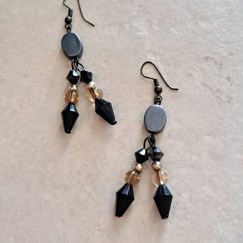 Beaded earrings used