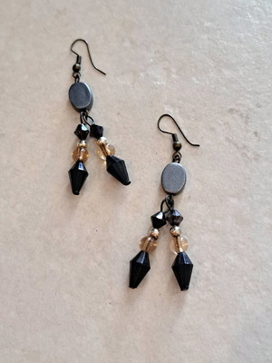 Beaded earrings used