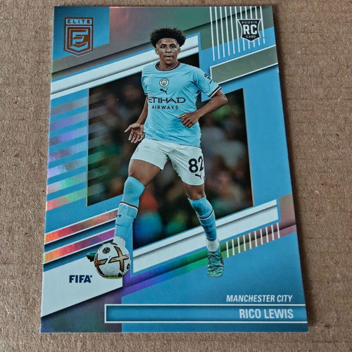 Rico Lewis Manchester City 2022-23 Panini Donruss Elite FIFA RC card like new